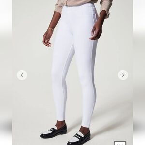 Spanx White Jean-ish Ankle Pull On Leggings Size XL